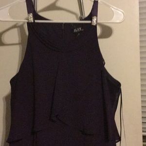 Purple SLNY Plus Size Dress